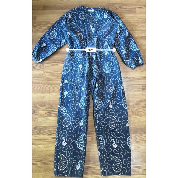 ISABEL MARANT ÉTOILE Nilaney printed cotton jumpsuit size 42 / US 10 - Picture 6 of 16